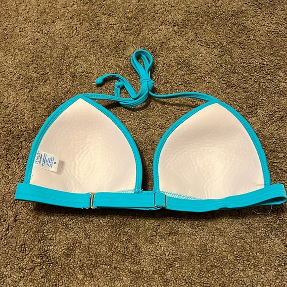 VENUS Aqua Reef Blue Sequin Push Up Enhancer Bikini top - Picture 3 of 4
